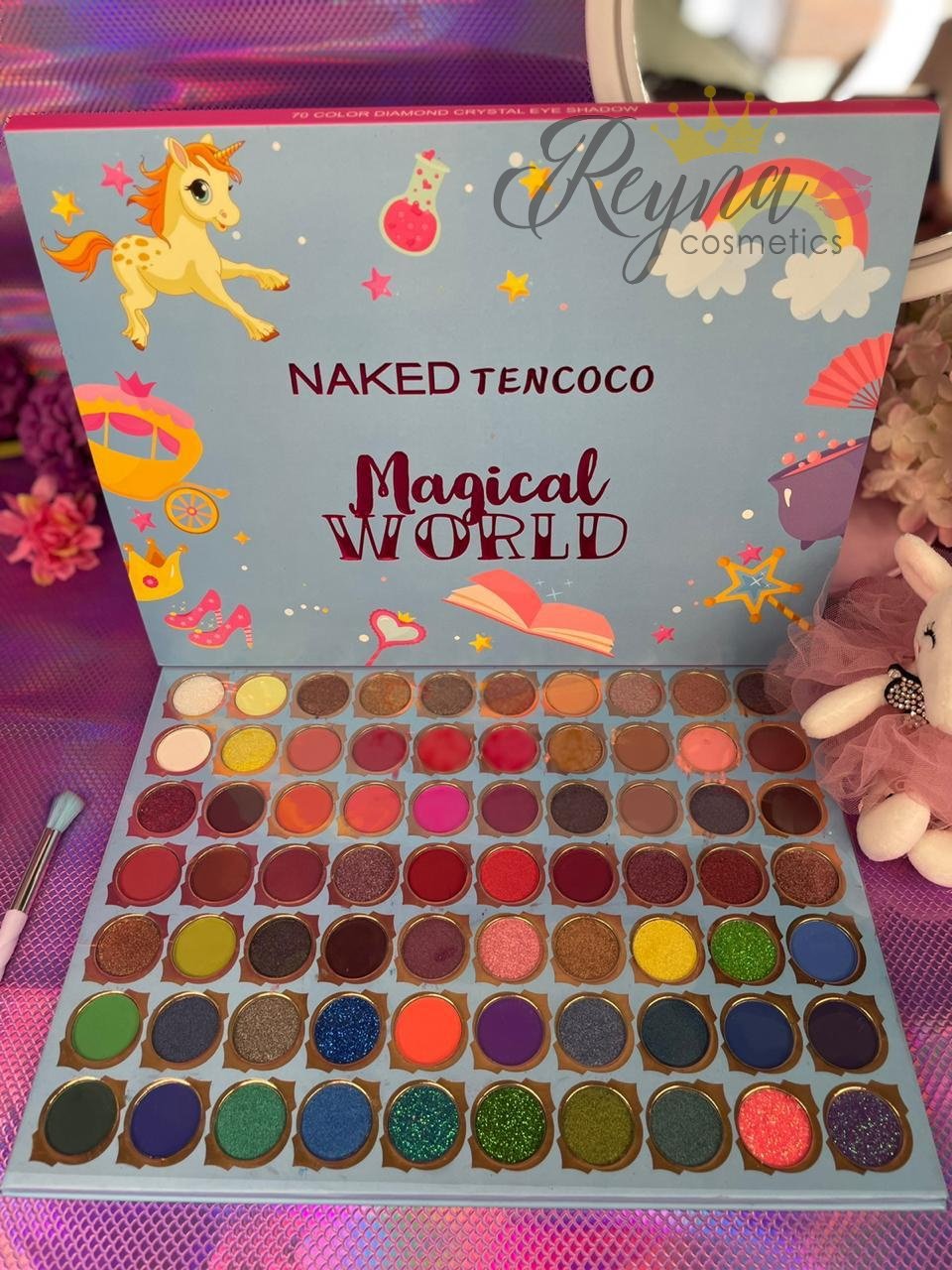 Paletas Magical World Naked Ten Coco Colores Reyna Cosmetics