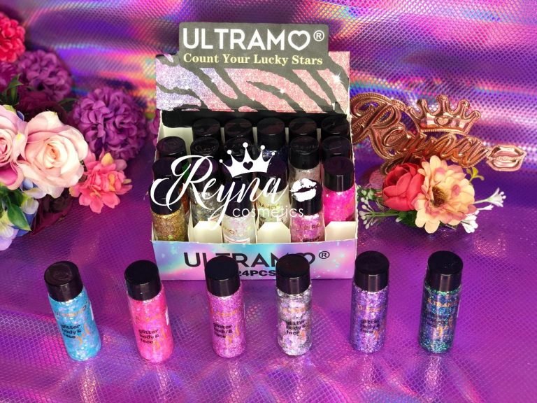 Glitter en Gel Marca Ultramo Reyna cosmetics