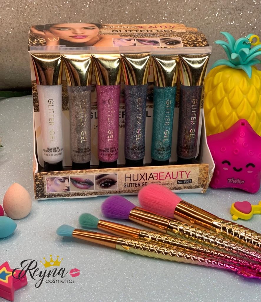 Glitter en Gel Huxia Beauty Reyna cosmetics